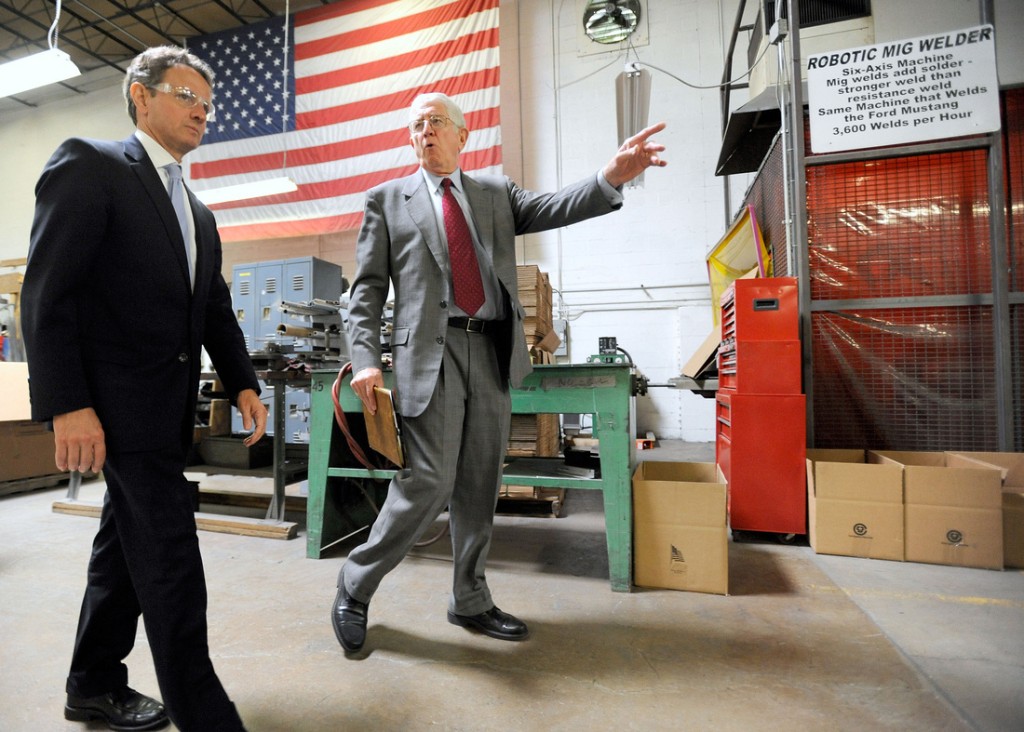 U.S. Treasury Secretary Timothy Geithner Visits Marlin Steel Wire Products
