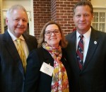 Mike Galiazzo, President of RMI of Maryland, Pam Ruff, Executive Director of Maryland Economic Development Association, and Steven R. Schuh, County Executive of Anne Arundel County