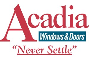 Acadia Never Settle logo italic outlines 600dpi