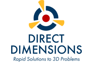 Direct Dimensions full color logo with tagline
